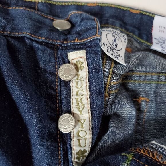 Lucky Brand Low Rise Easy Fit Flare Jeans Size 8 - Picture 7 of 9